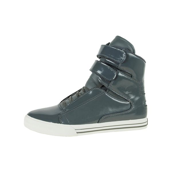 Supra Mens TK Society High Top Shoes - Grey | Canada C9040-5K48